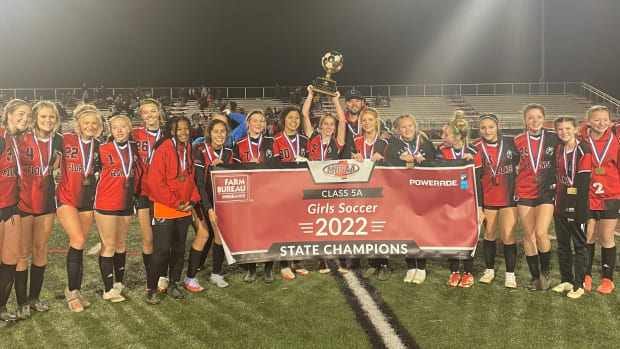 The Florence Eagles clinched a 5A State title in their first year in the classification, beating Lafayette 3-2 in the championship game Saturday at Brandon. (Photo by Brandon Shields)