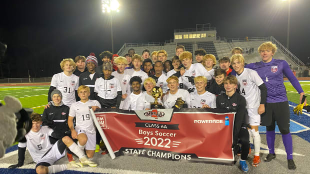 The Clinton Arrows pulled the upset in the 6A Championship, knocking off previously unbeaten Northwest Rankin 1-0 in overtime to clinch the MHSAA 6A Championship. (Photo by Tyler Cleveland)