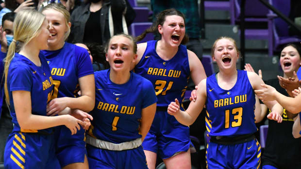 Barlow Jesuit girls basketball Taylor Balkom 50