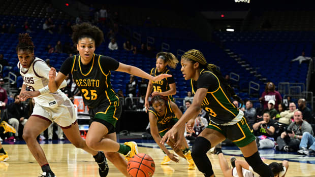 DeSoto Pearland Texas girls basketball 6A playoffs UIL state semifinals 030323 Tom Dendy 26