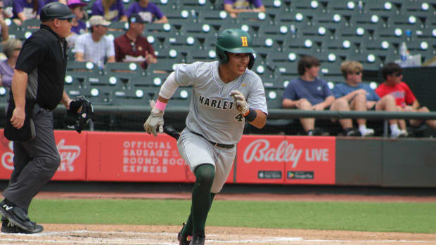 Harleton Shiner 2A UIL state championship Texas baseball playoffs 060823 Andrew McCulloch 72