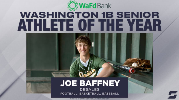 Joe Baffney, 1B senior male athlete of year 2022-23