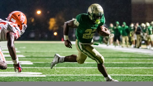 Buford's Justice Haynes had three touchdowns to lead the Wolves to a 21-14 win over North Cobb in Georgia on August 2, 2022.