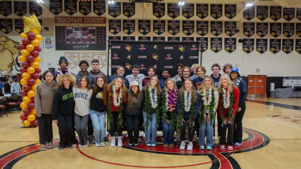 Twenty-five Oaks Christian student-athletes participated in Signing Day on campus Wednesday morning, Feb. 7, 2024.