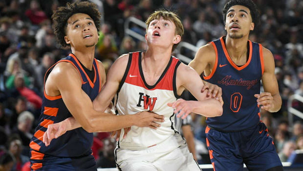 Harvard-Westlake vs. Roosevelt in the CIF Southern Section Open Division boys basketball final at Cal Baptist University on Friday, Feb. 23, 2024.