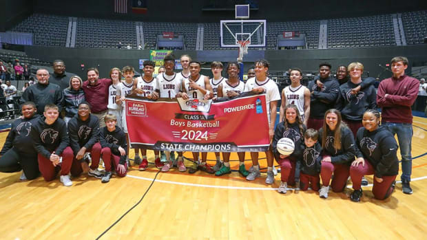 The Biggersville Lions captured the 2024 MHSAA Class 1A State Championship with a win over McAdams on Thursday, Feb. 29 at the Mississippi Coliseum in Jackson, Miss.