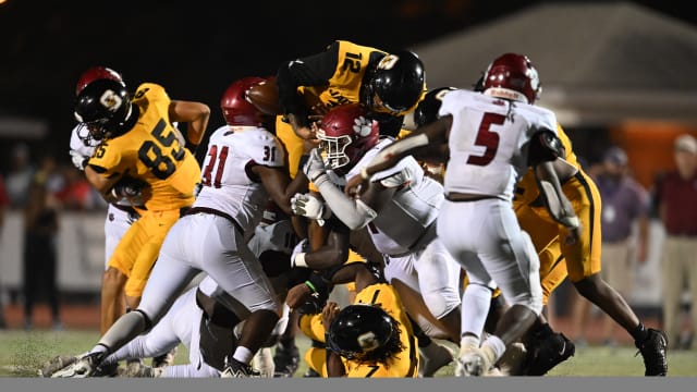 Mississippi high school football: The Louisville defense made a final stand to lift the No. 4 Wildcats to a 26-22 win over the No. 2 Starkville Yellowjackets on Friday, Sept. 15. at Jacket Stadium in Starkville.