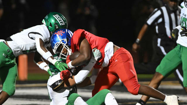 Los Alamitos defeated Upland 56-31 in the CIF Southern Section Division 2 playoffs on Friday, Nov. 3, 2023.