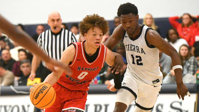 CIF Southern Section high school basketball: Sierra Canyon vs. Harvard Westlake from January 19, 2024.