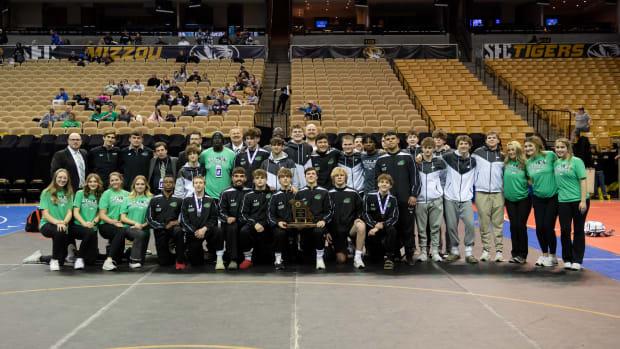 Staley took third at the Missouri Class 4 wrestling championships.