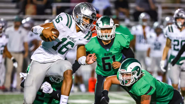 De La Salle was defeated by St. Mary's 45-35 in a Sac-Joaquin matchup on October 7, 2022 in Stockton, California.
