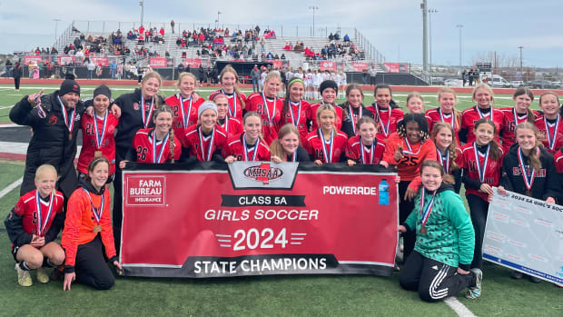 The Florence Lady Eagles captured the 2024 MHSAA Class 5A Girls State Soccer Championship with a 3-1 win over Lafayette on Saturday, Feb. 17 at Gluckstadt, Miss.