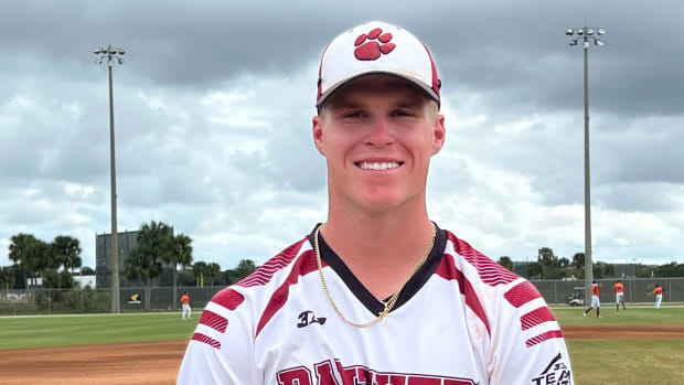 Walker Jenkins is committed to the University of North Carolina, but he is a potential Top 10 pick in next year's MLB Draft.