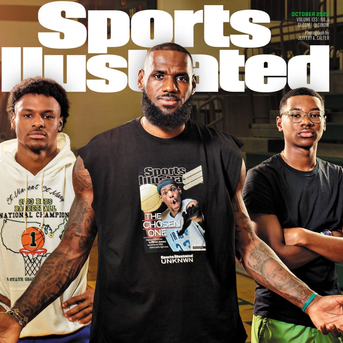 LeBron James Reacts to Son Bronny's 'Sports Illustrated' Cover