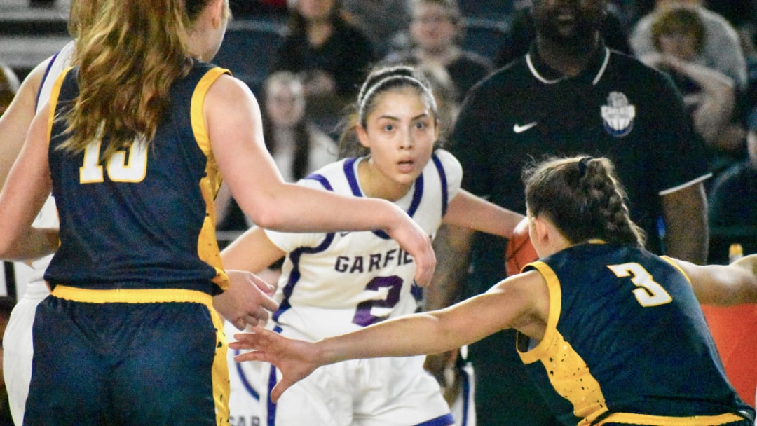 Katie Fiso, Garfield deny Mead WIAA 3A girls basketball championship, Bulldogs capture fourth in a row