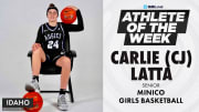Minico girls basketball player Carlie (CJ) Latta voted WaFd Bank Idaho High School Athlete of the Week