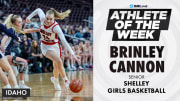 Shelley girls basketball player Brinley Cannon voted WaFd Bank Idaho High School Athlete of the Week