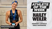 Kennedy Catholic swimmer Hailey Weiler voted WaFd Bank Washington High School Athlete of the Week