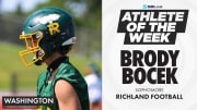 Richland football player Brody Bocek voted WaFd Bank Washington High School Athlete of the Week