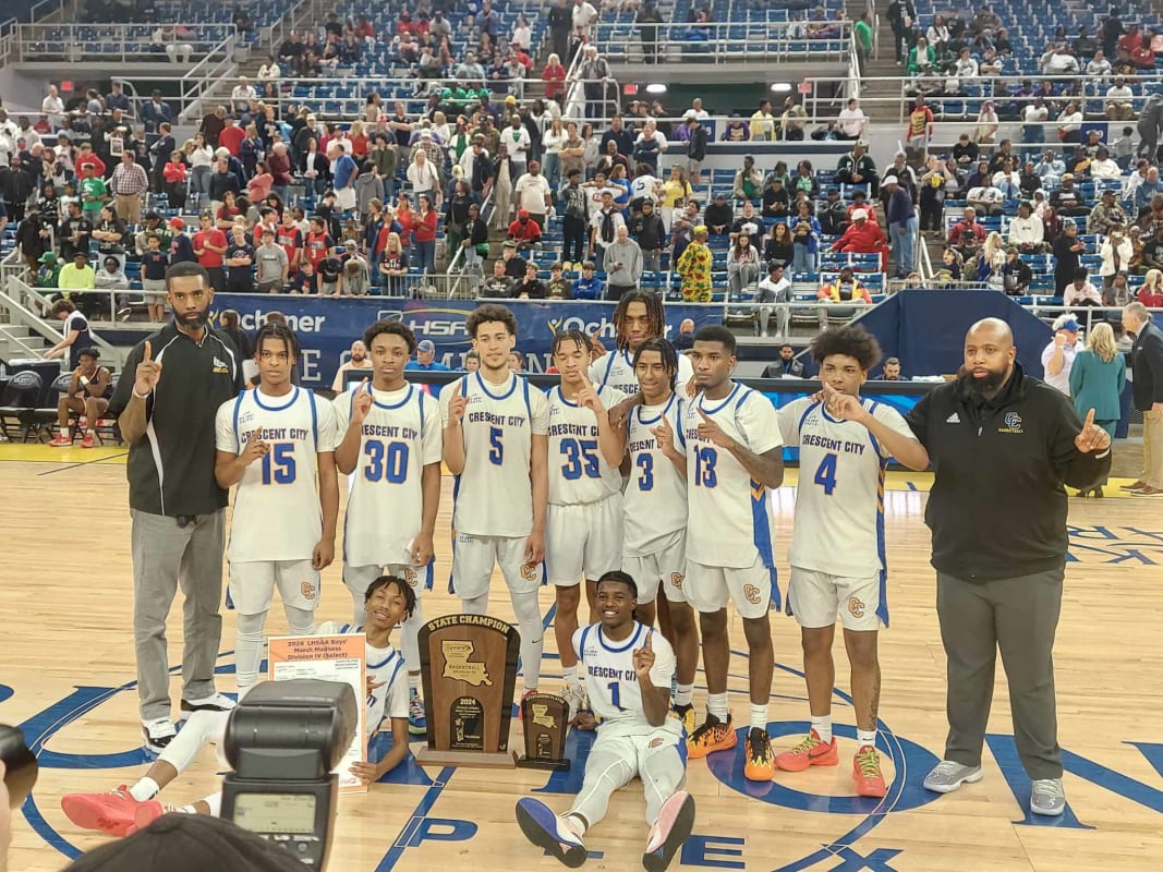 Crescent City Christian Dominates St. Martin’s, Claims Division IV Select Title with 71-59 Win