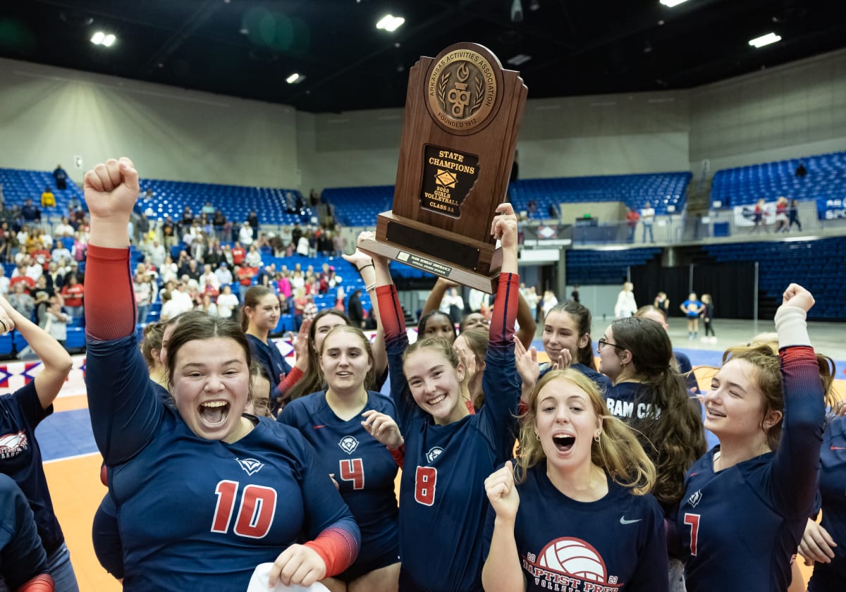 Baptist Prep Clinches Second Consecutive Class 3A State Championship in Women’s Volleyball