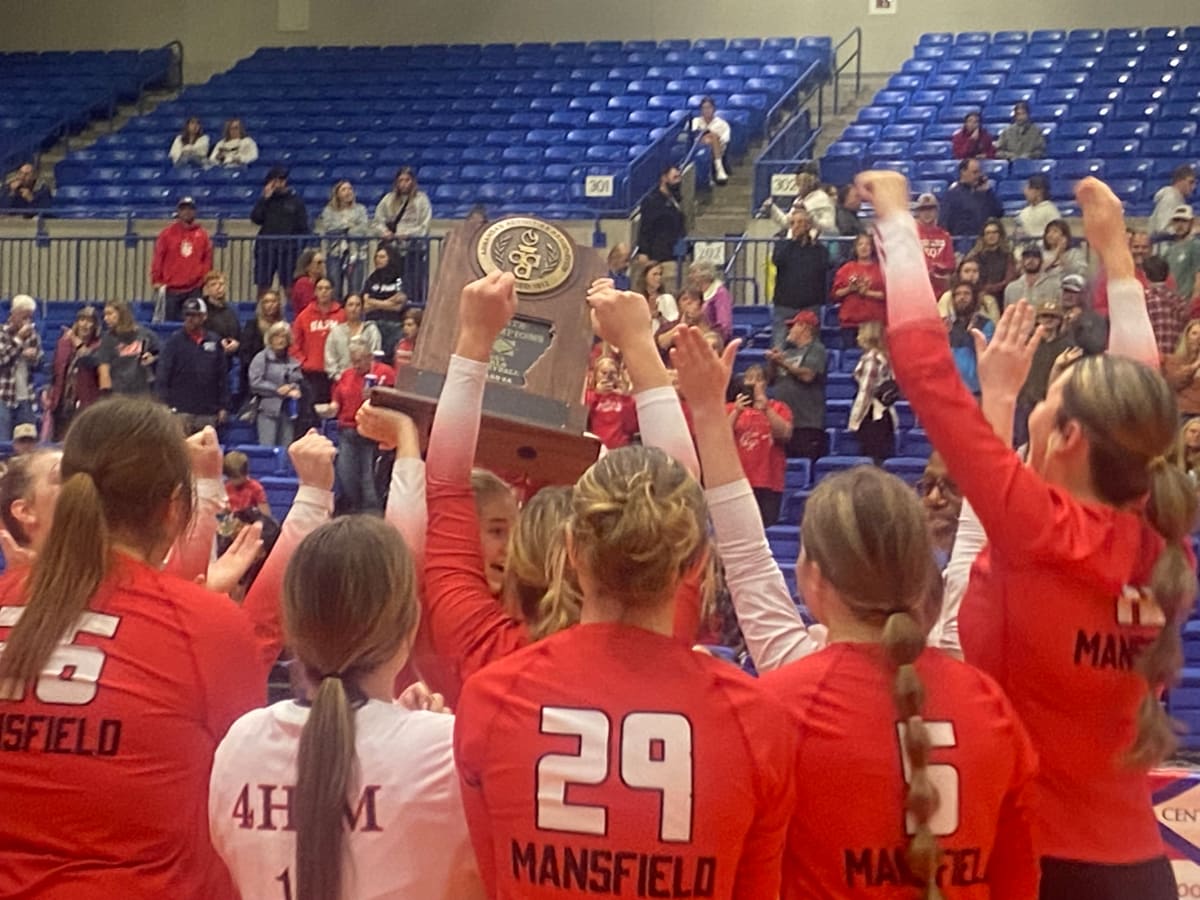 Arkansas high school volleyball 2A state championship: Mansfield sweeps Conway Christian