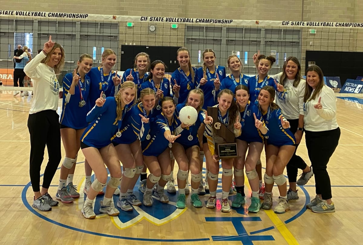 Look: Ripon Christian sweeps Redwood for 2023 CIF State D3 girls volleyball championship