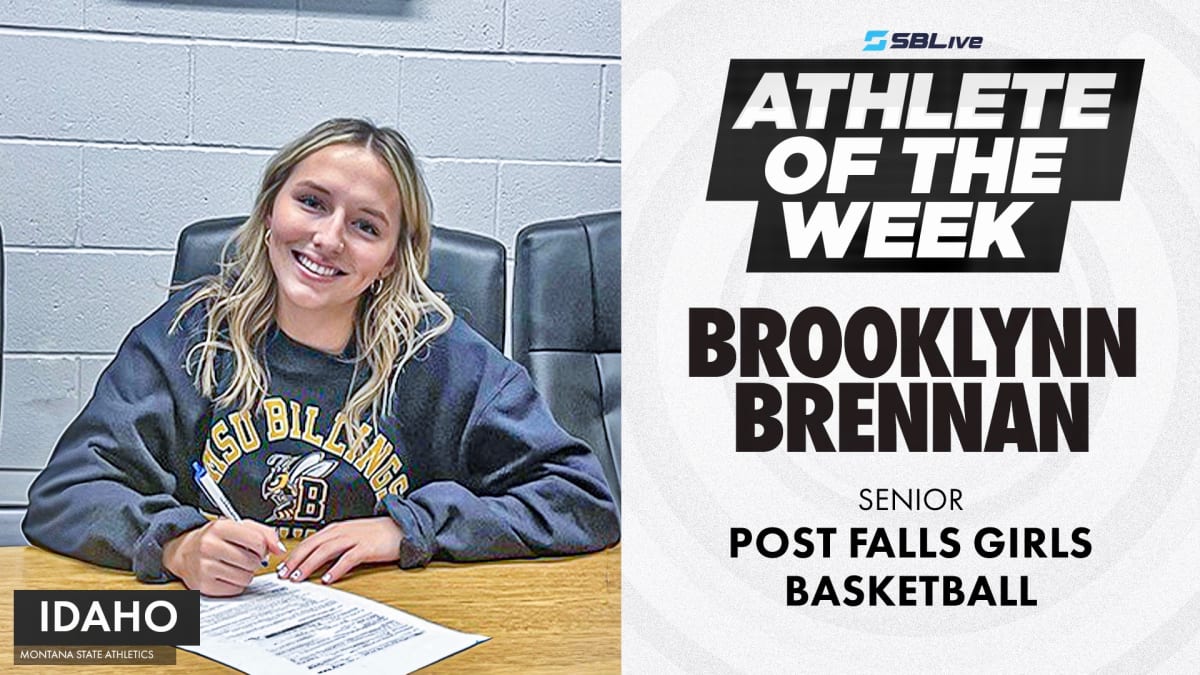 Post Falls girls basketball player Brooklynn Brennan voted WaFd Bank Idaho High School Athlete of the Week