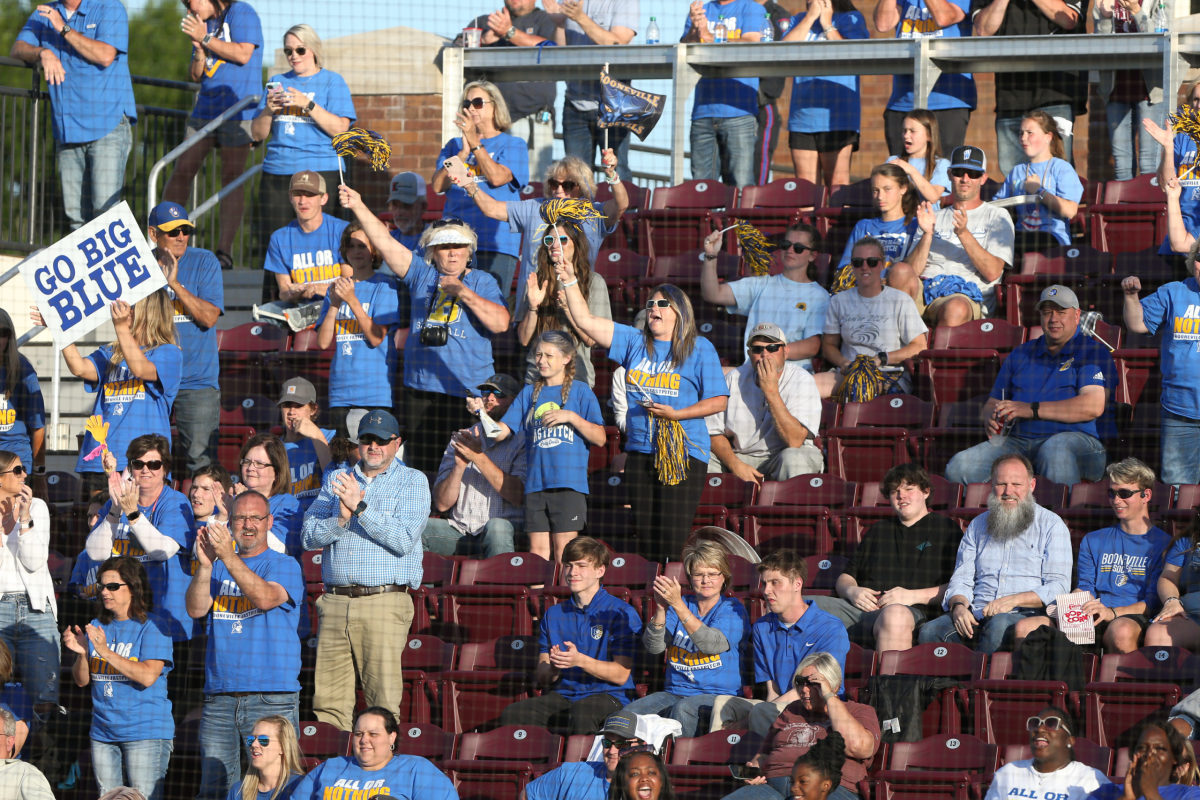 Booneville and Raleigh played in game two of the MHSAA Class 3A Baseball Championship at Mississippi State University on Thursday, May 13, 2021. Photo by Keith Warren
