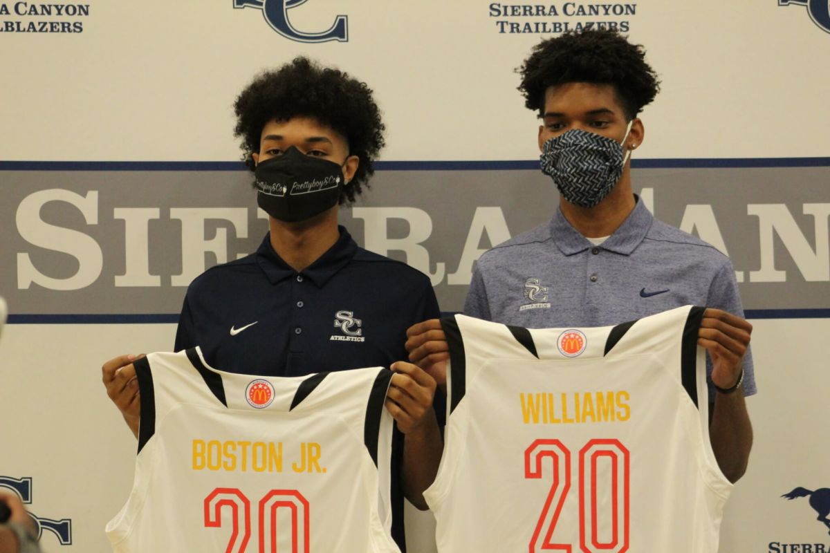 Sierra Canyon's Ziaire Williams, Brandon Boston Jr. presented with  McDonald's All-American jerseys – Daily News