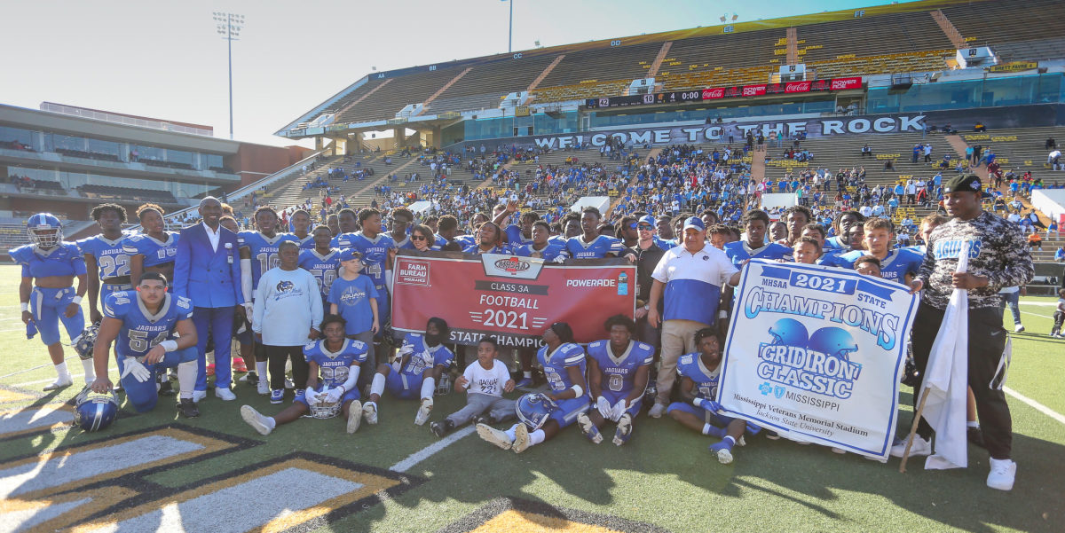 Jefferson Davis County and  Amory played in the 2021 MHSAA Class 3A Football Championship on Friday, Dec. 3, 2021 at M.M. Roberts Stadium in Hattiesburg. Photo by Keith Warren