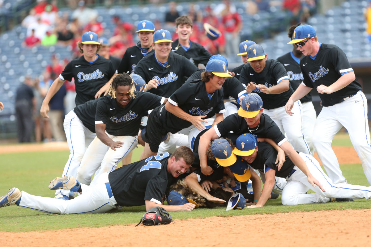Booneville and Magee played in game 3 of the MHSAA Class 3A Baseball Championship on Saturday, June 5, 2021 at Trustmark Park. Photo by Keith Warren