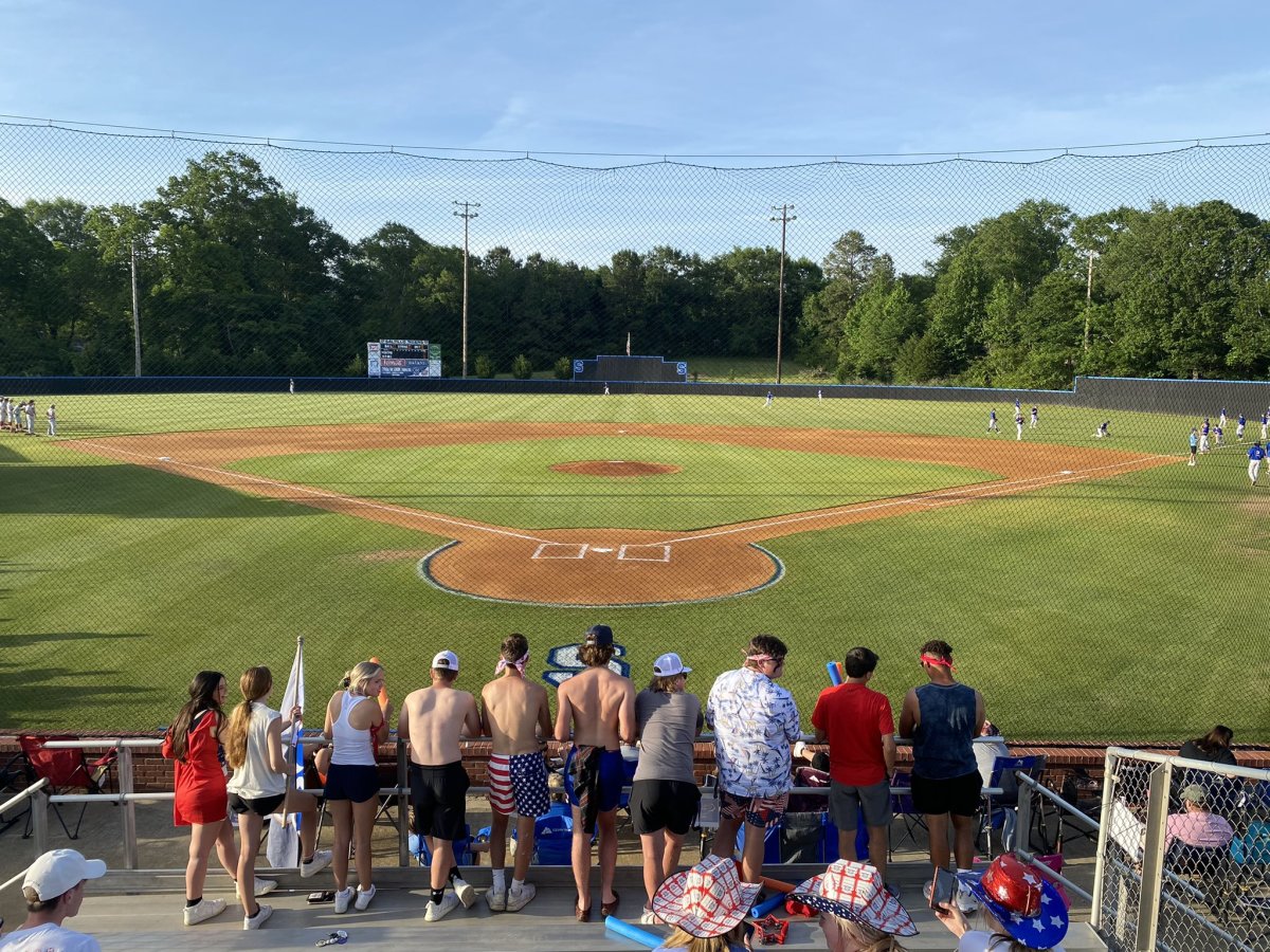 Fans prepare for Saltillo's North State Championship baseball game against Lafayette on Friday, May 21 in Saltillo, Mississippi.