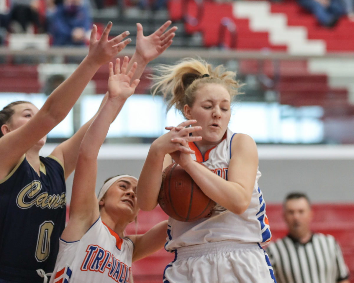 1AD2 Girls State Basketball - Camas County vs Tri-Valley - 02/17/2021