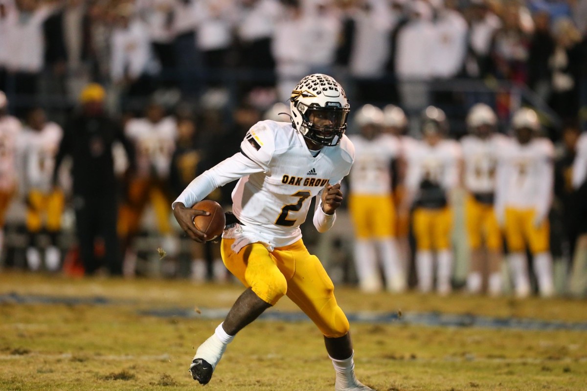 Kabe Barnett and the Oak Grove Warriors are set to take on No. 1 Ocean Springs Friday night on the coast.