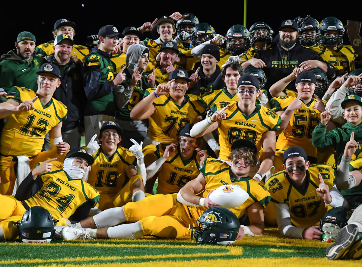 San Marin after winning the state 3-AA championship in 2021.