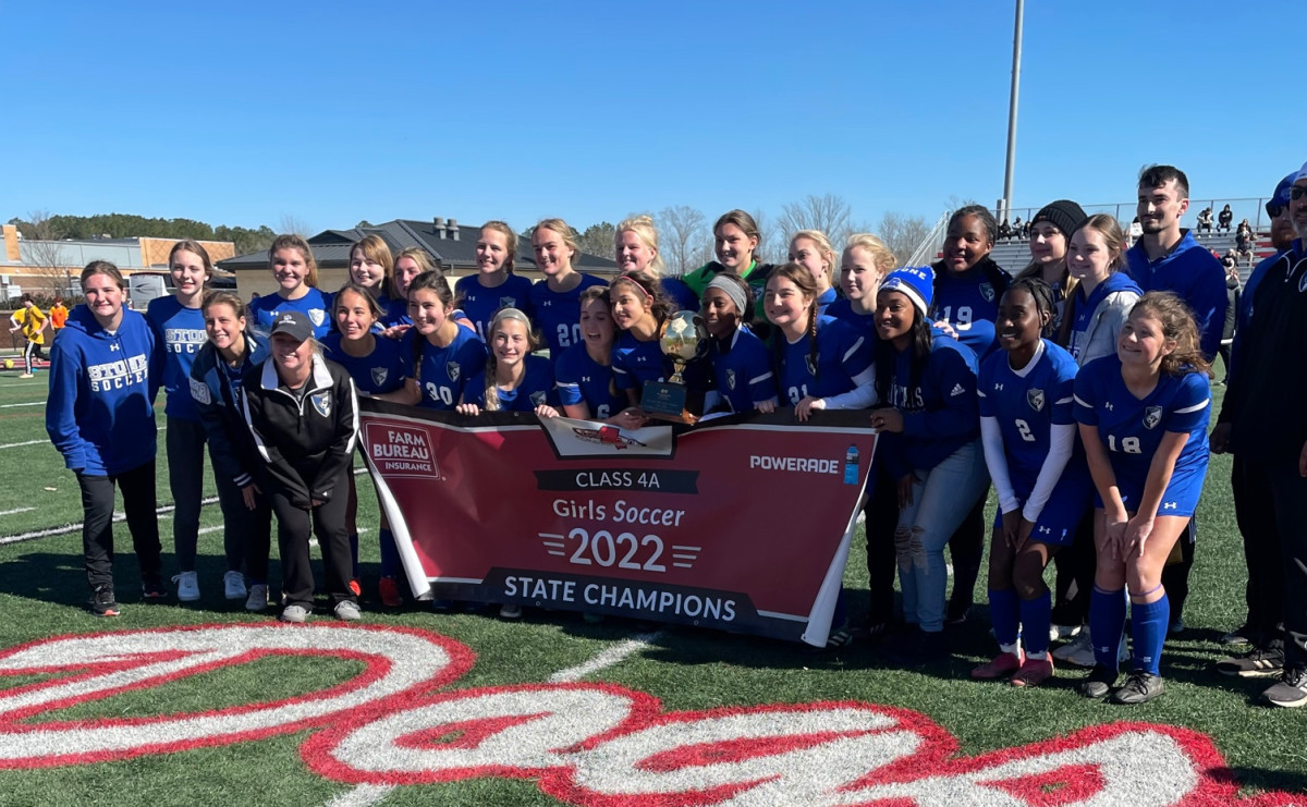 The Stone Tomcats defeated New Albany 4-0 to capture the 2022 MHSAA Class 4A State Championship at Bulldog Stadium in Brandon, Miss. (Photo by Brandon Shields)