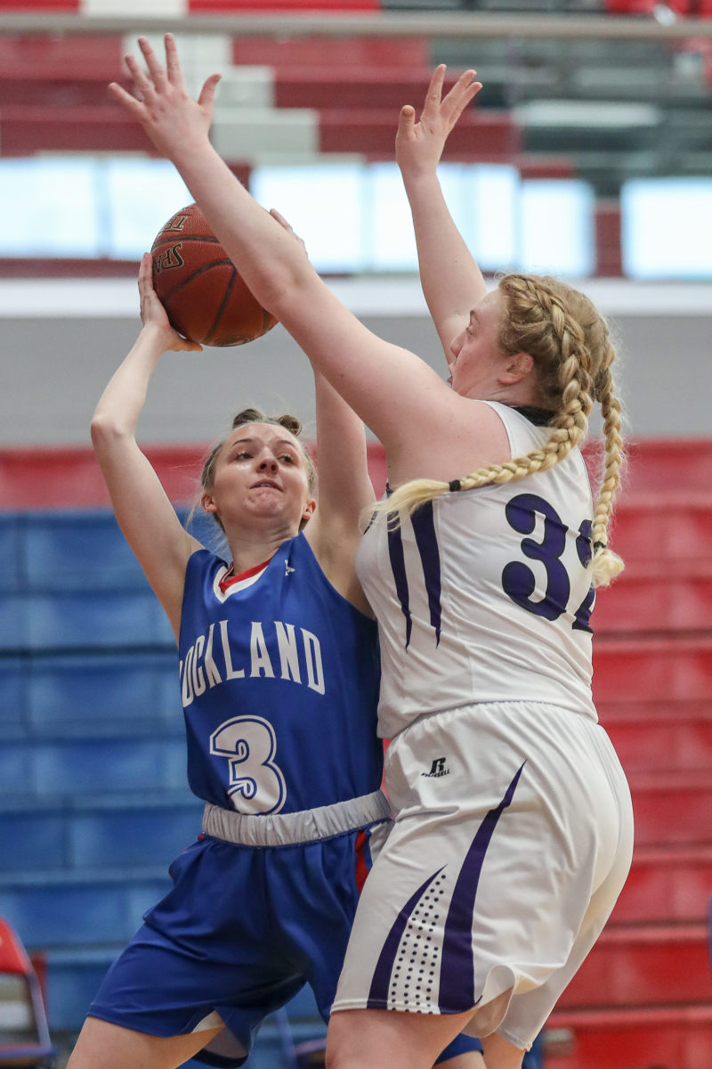 1AD2 Girls State Basketball - Mullan vs Rockland - 02/17/2021