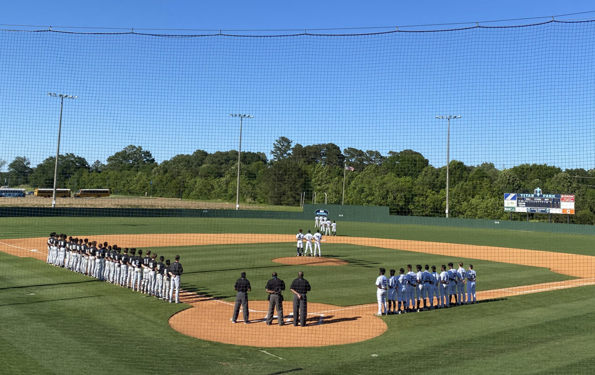 The Ridgeland Titans defeated Cleveland Central 1-0 in the MHSAA 5A second-round playoff series opener Thursday night at Titan Park in Ridgeland.