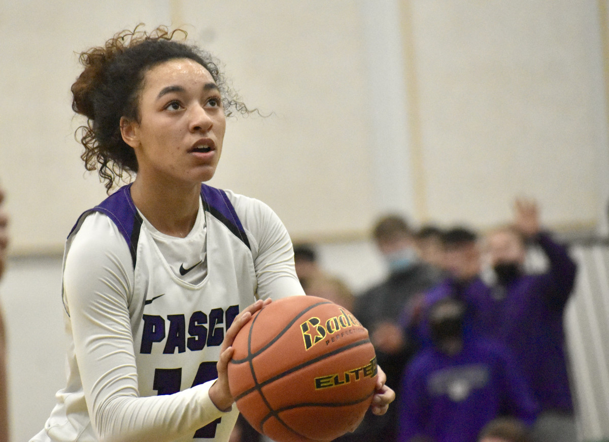 Mya Groce and the Pasco Bulldogs defeated Emerald Ridge in a regional-round game in Richland.