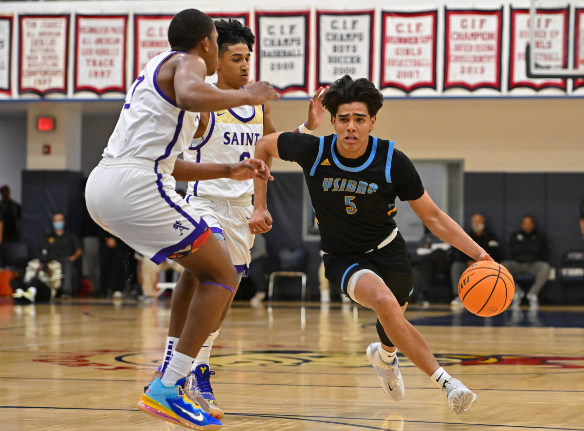 CIF San Diego Section Boys Open Division Championship February 26, 2022. St. Augustine vs San Ysidro. Photo-Justin Fine 67