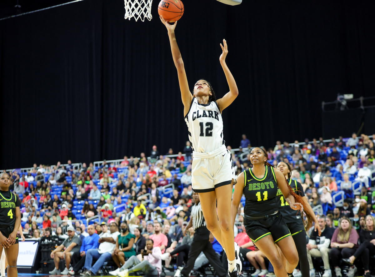 UIL 6A Girls Basketball Semifinal March 4, 2022. DeSoto vs Northside Clark. Photo-Tommy Hays50