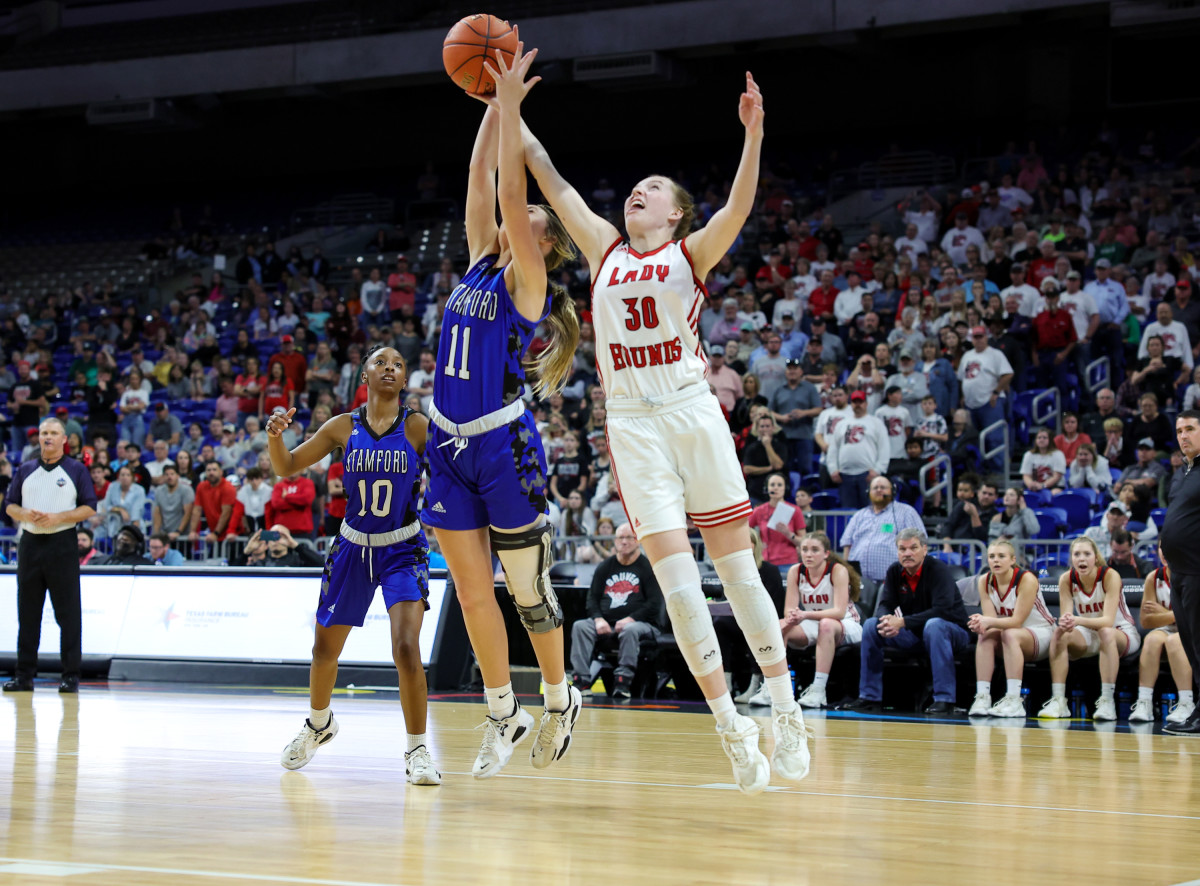 UIL 2A Girls Basketball Championship March 5, 2022. Gruver vs Stamford. Photo-Tommy Hays02