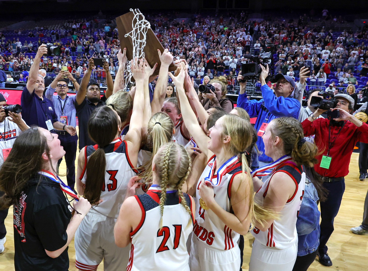 UIL 2A Girls Basketball Championship March 5, 2022. Gruver vs Stamford. Photo-Tommy Hays78