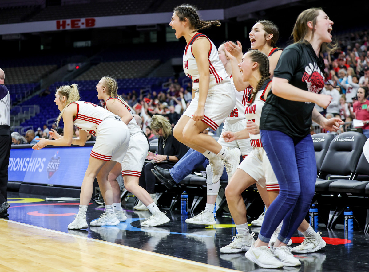 UIL 2A Girls Basketball Championship March 5, 2022. Gruver vs Stamford. Photo-Tommy Hays99