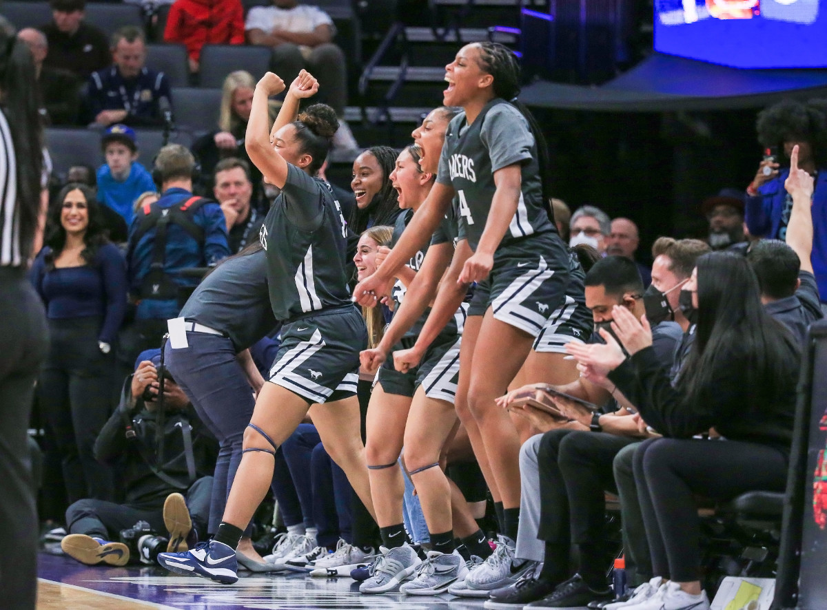 CIF State Open Division Girls Championship March 12, 2022. Sierra Canyon vs Archbishop Mitty. Photo-Ralph Thompson04