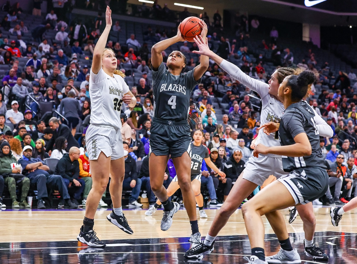 CIF State Open Division Girls Championship March 12, 2022. Sierra Canyon vs Archbishop Mitty. Photo-Ralph Thompson16