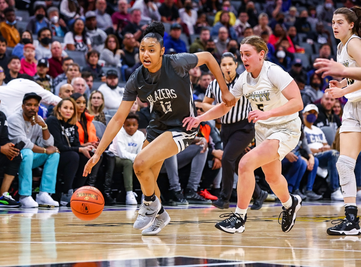 CIF State Open Division Girls Championship March 12, 2022. Sierra Canyon vs Archbishop Mitty. Photo-Ralph Thompson18