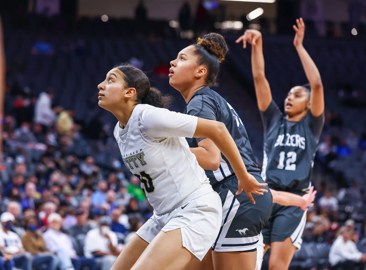 CIF State Open Division Girls Championship March 12, 2022. Sierra Canyon vs Archbishop Mitty. Photo-Ralph Thompson20