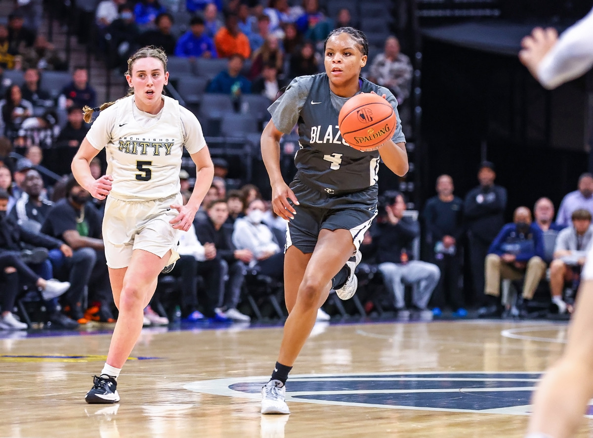 CIF State Open Division Girls Championship March 12, 2022. Sierra Canyon vs Archbishop Mitty. Photo-Ralph Thompson24